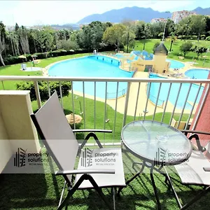 127 Júpiter Estudio. Vista Al Jardín Y La Piscina. Apartamento